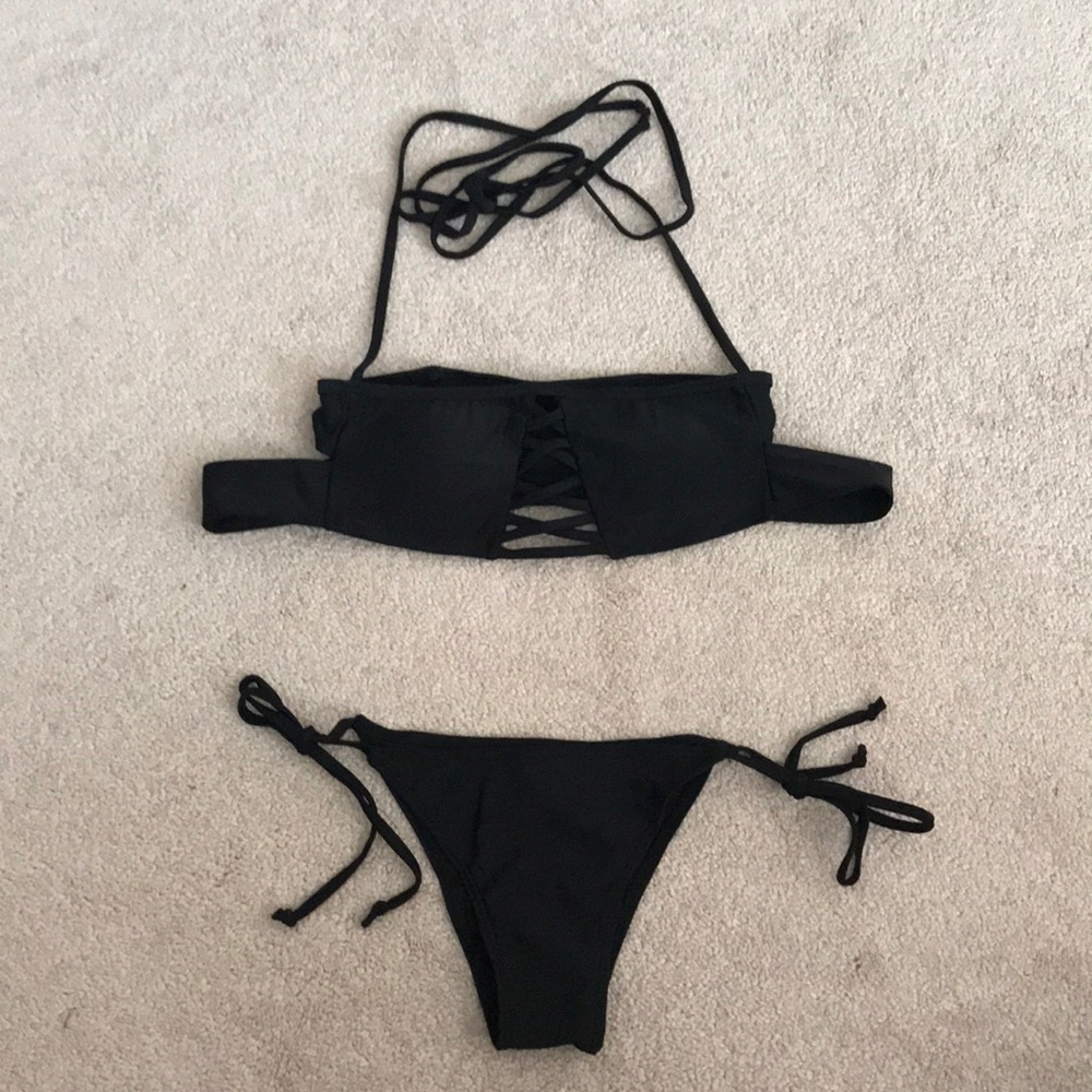Beautiful black swim suit